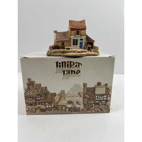 Lilliput Lane O’Lacey’s Store 1989 Irish Collection Cottage w/ Box - Picture 1 of 16